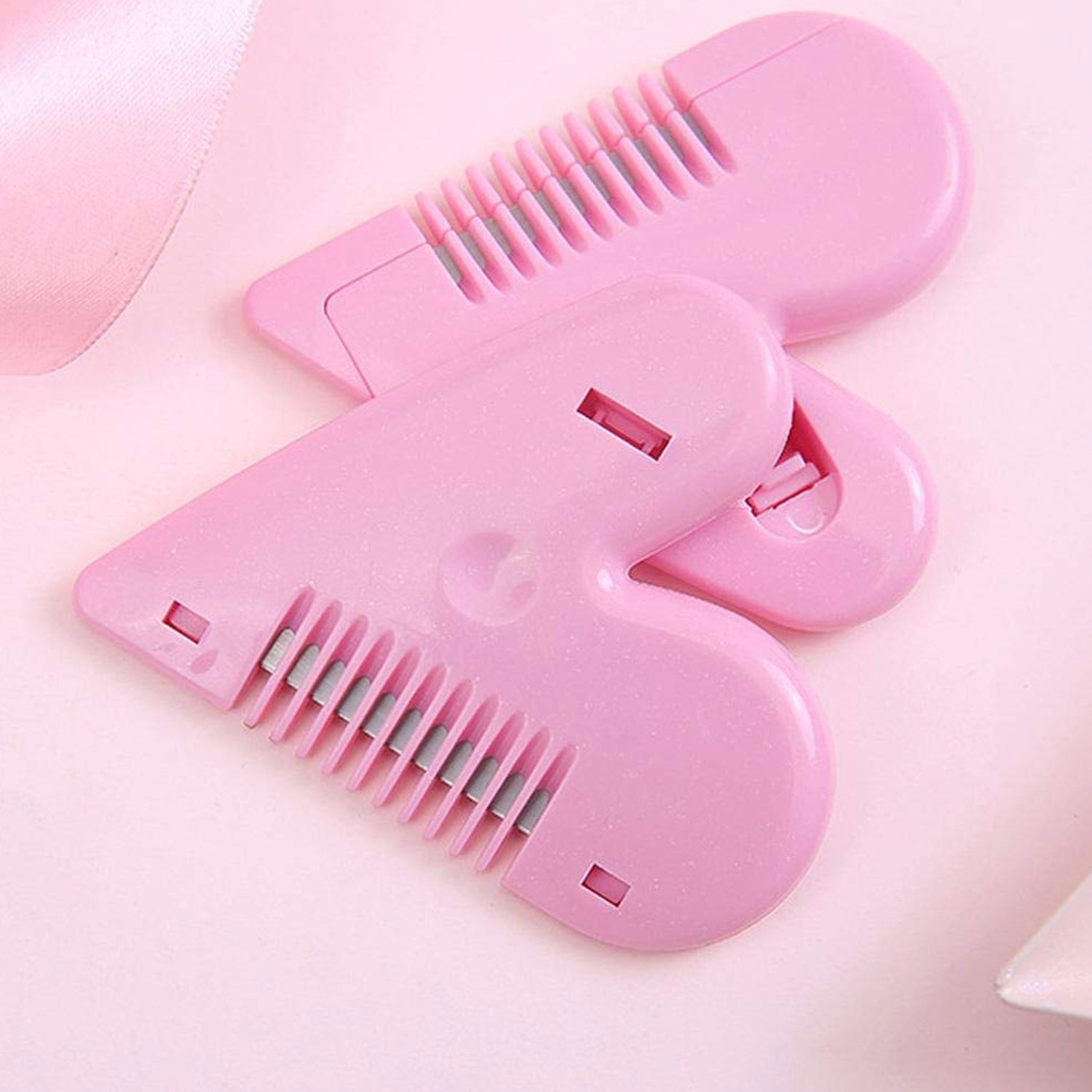 Heart Shape Plastic Hair Cutting Scissors (1 Pc / With Card Packing) Heart Shape Plastic Hair Cutting Scissors (1 Pc / With Card Packing)